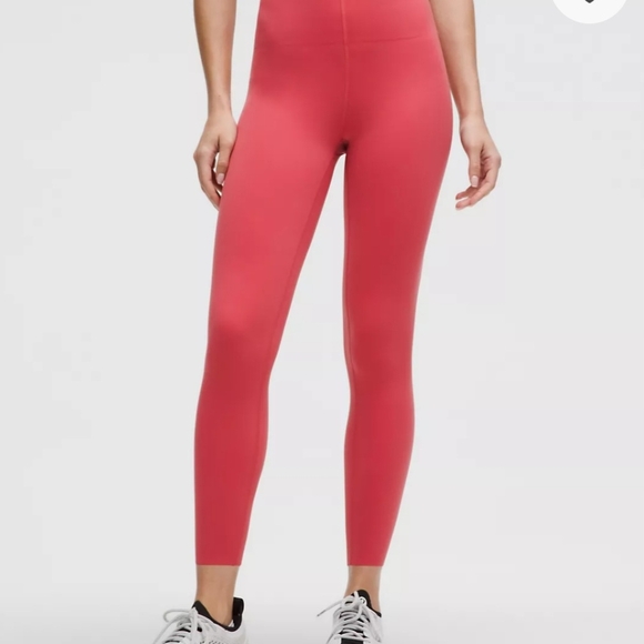 NWT Lululemon Glow Up™ Super-High-Rise Tight 25" Leggings in Desert Red Size 14 - Picture 1 of 9